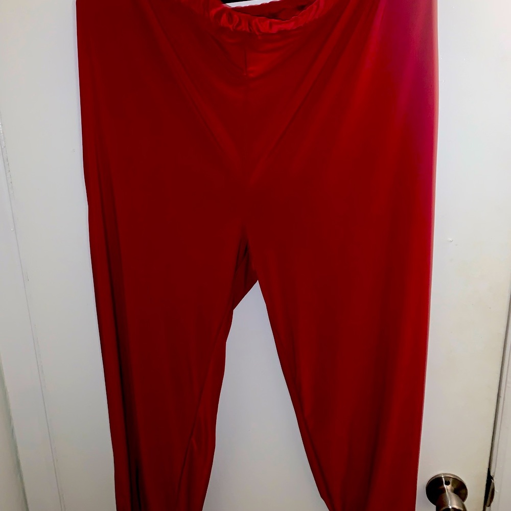 Side slit pants